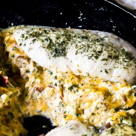 Keto Crack Dip Stuffed Chicken