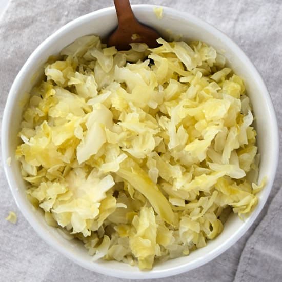 Easy Homemade Sauerkraut