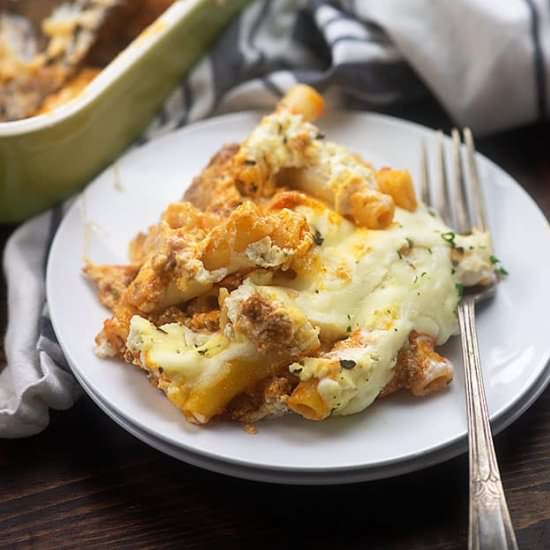 BAKED ZITI WITH MEAT