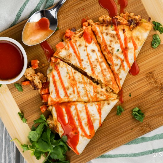 Buffalo Chicken Quesadilla
