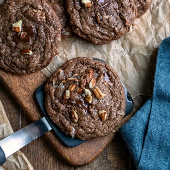 German Chocolate Cookies
