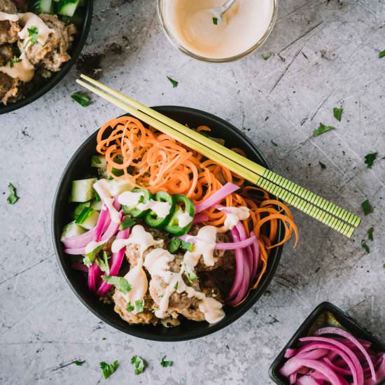 Turkey Banh Mi Bowls