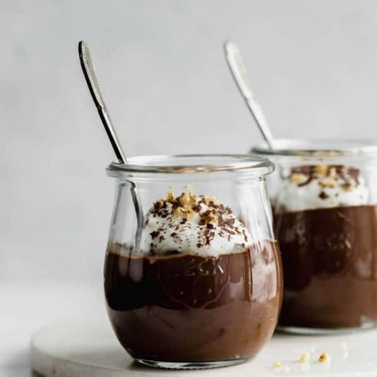 Vegan Double Chocolate Chia Mousse
