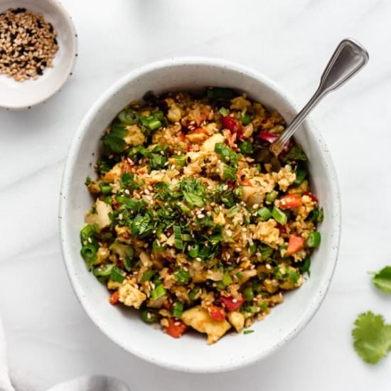 Vegan Cauliflower Fried Rice