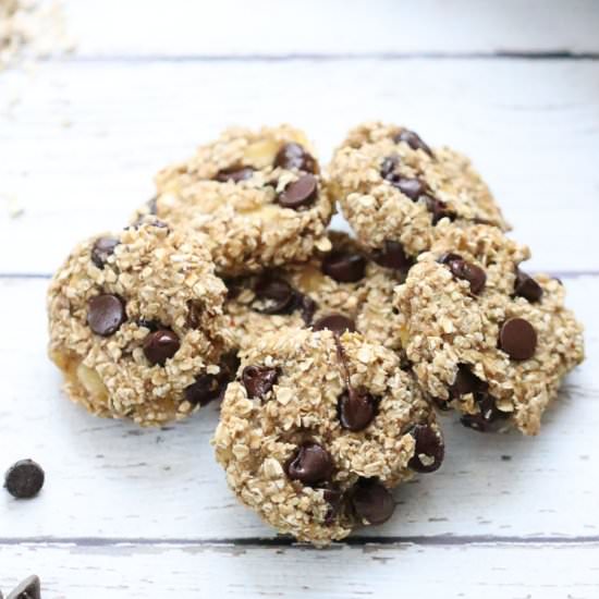 Banana Oat Breakfast Cookies