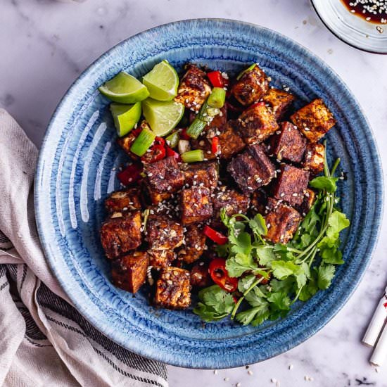 Crispy Fried Salt and Pepper Tofu