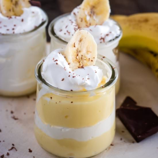 Banana Cream Parfait
