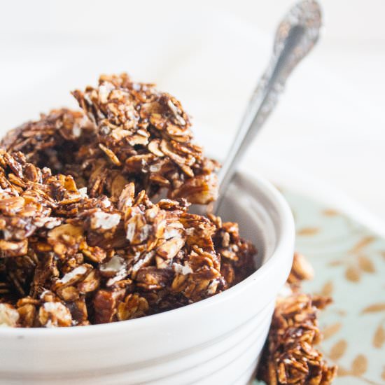 Healthy Chocolate Granola