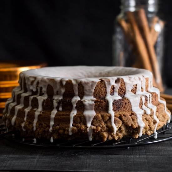 Cinnamon swirl bundt cake