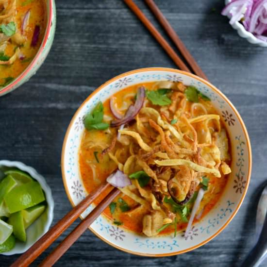 Khao Soi – Thai Coconut Curry Soup