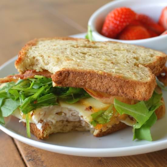 Turkey and Gruyere Sandwich