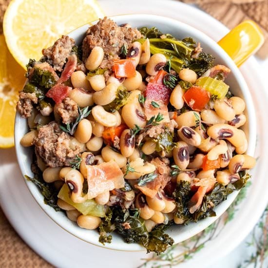 Instant Pot Black Eyed Peas