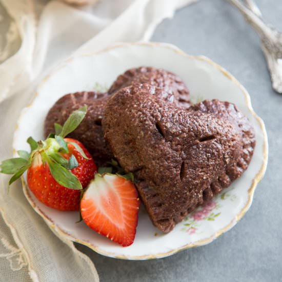 Chocolate Strawberry Hand Pies