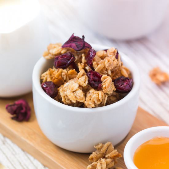 Peanut butter granola