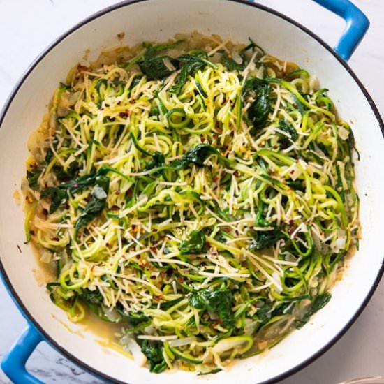 healthy zucchini noodles
