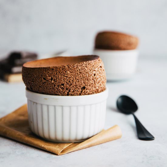easy chocolate souffle