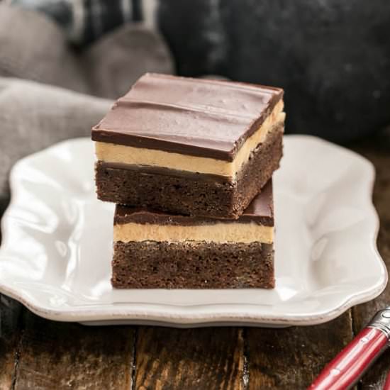 Peanut Butter Truffle Brownies