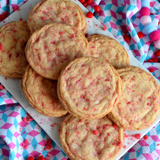 Valentine Cinnamon Heart Cookies