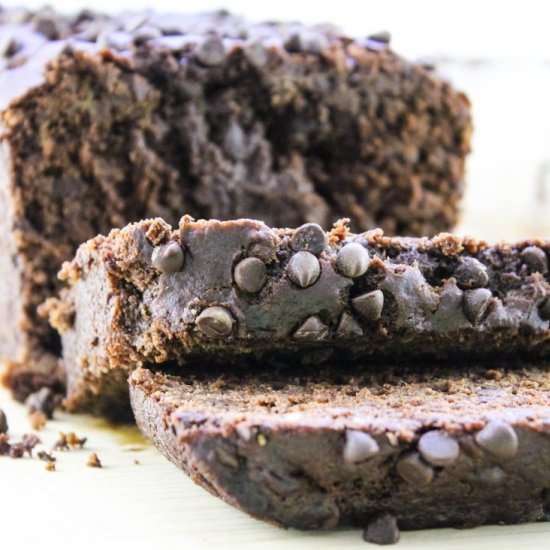 Vegan Chocolate Banana Bread