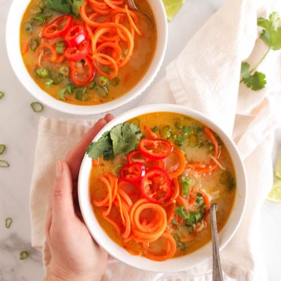 Thai Carrot Noddle Soup