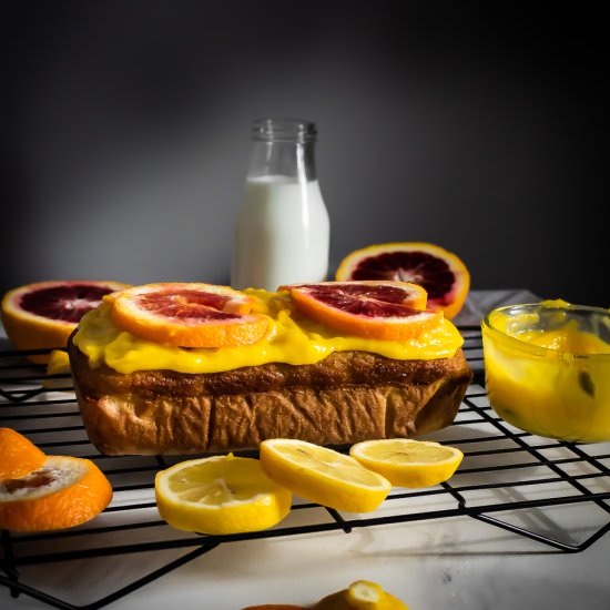 blood orange olive oil loaf