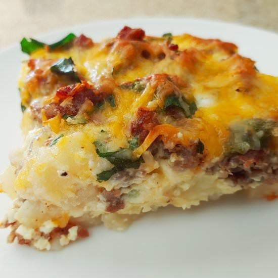 Cheesy Sausage Breakfast Casserole