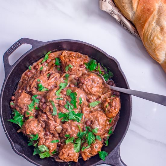 Sweet & Savory Moroccan Meatball
