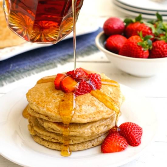 Oat Flour Pancakes