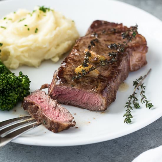 How to Pan Sear Steak