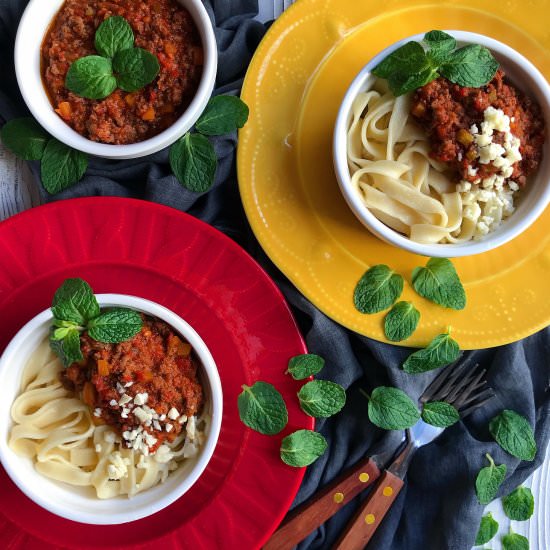 Homemade Bolognese Sauce
