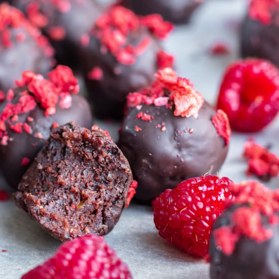 CHOCOLATE DATE TRUFFLES
