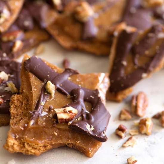 Chocolate Caramel Bark