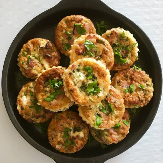 Bacon and Onion Tarts