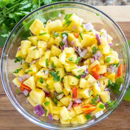 Pineapple Mango Salsa