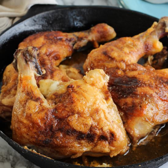 Crispy Chicken Quarters