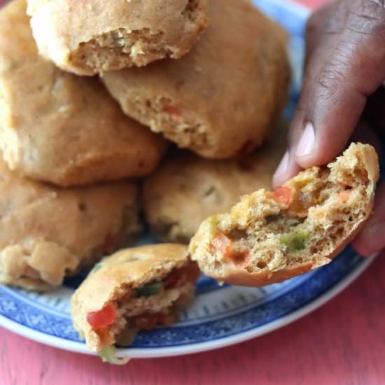 Whole Wheat Tutti Frutti Buns