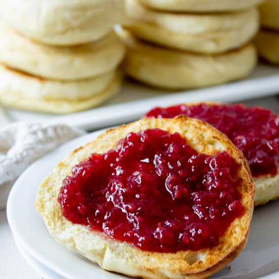 Sourdough English Muffins