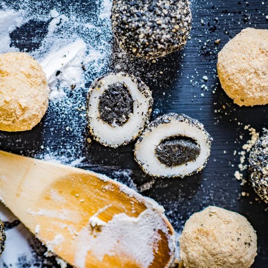 Black Sesame Korean Rice Cakes