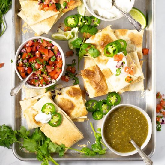 Sheet Pan Quesadillas