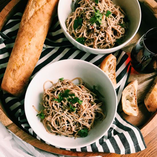 Pasta with Olive Tapenade