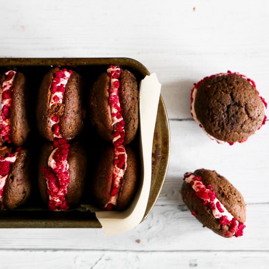 Chocolate Raspberry Gobs