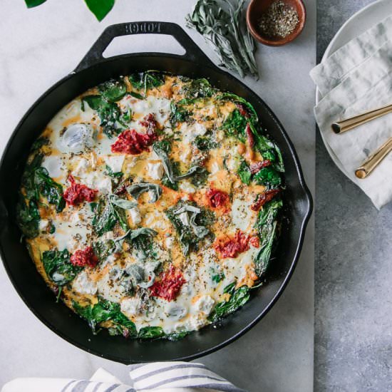Chickpea Harissa Frittata