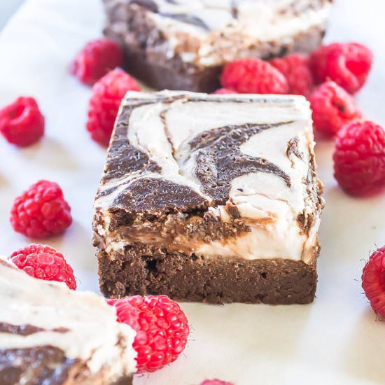 Raspberry Cheesecake Brownies