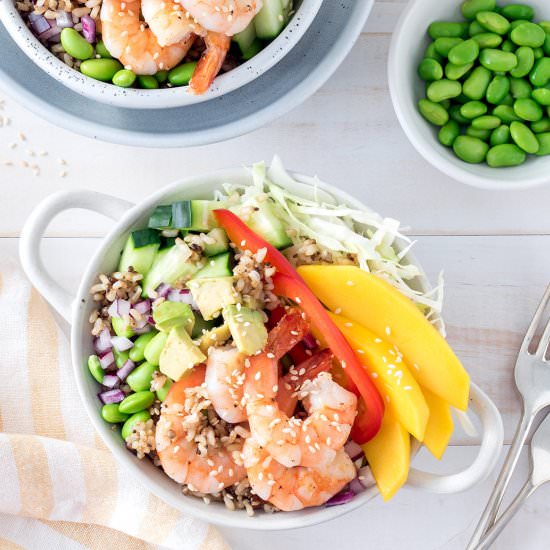 Prawn Poke Bowls