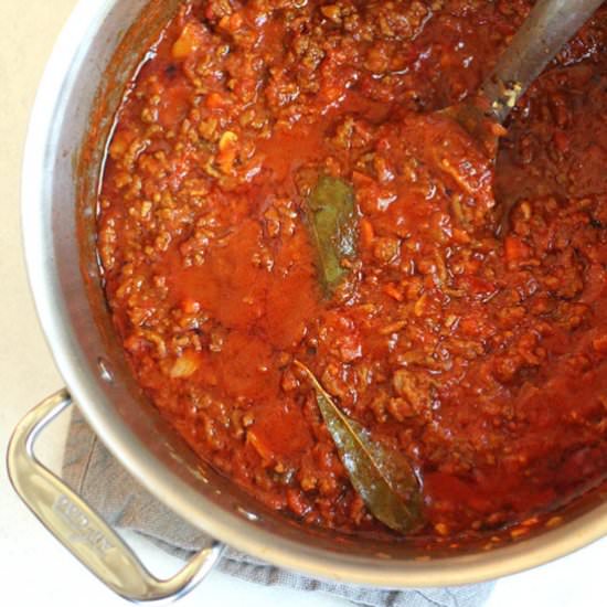 Traditional Bolognese Sauce