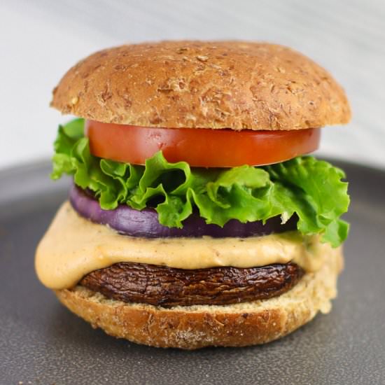 Vegan Portobello Mushroom Burger