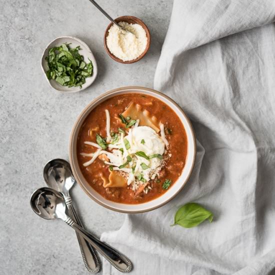 Lasagna Soup