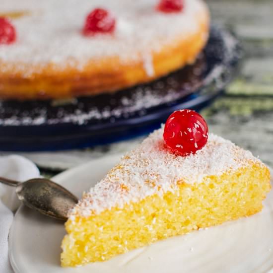 Coconut Semolina Cake