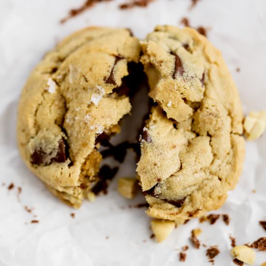 Salted Peanut Butter Cookies