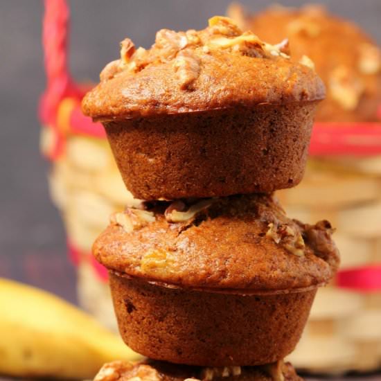 Vegan Banana Muffins